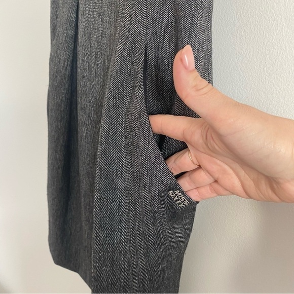 Miss Sixty Vintage Y2K Gray Mini Dress Rushed Straps Size Small - Picture 4 of 8